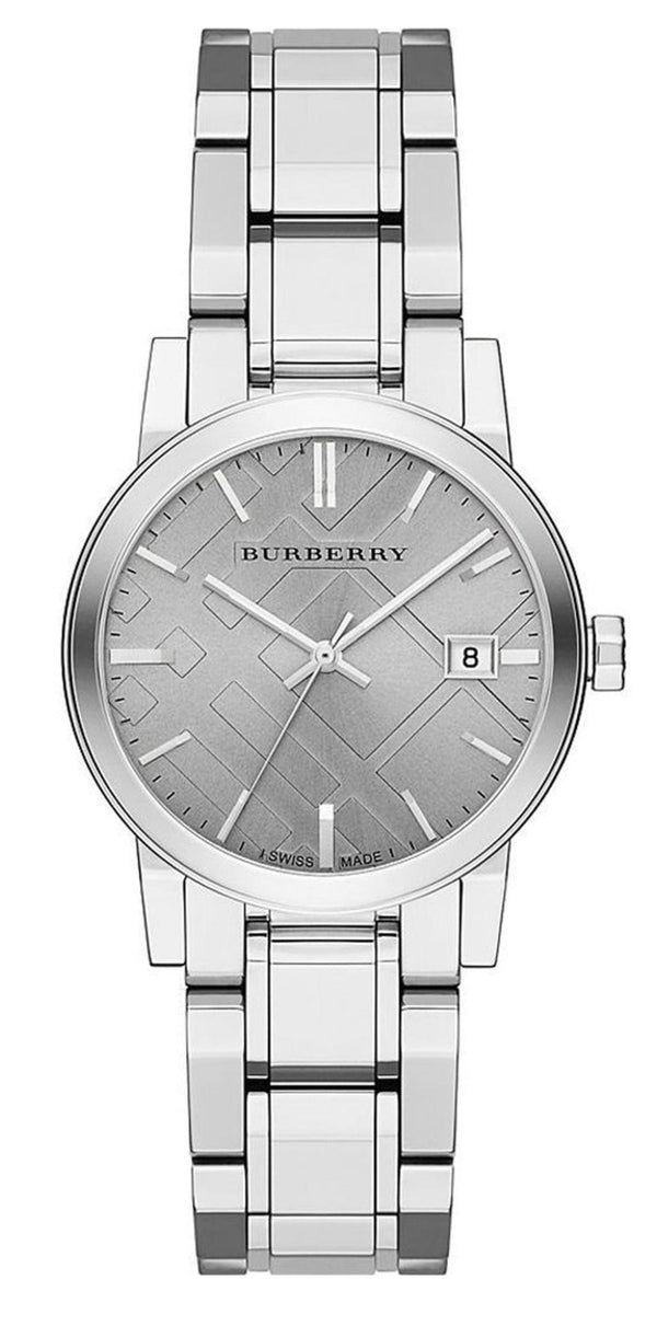 Burberry  Dial Silver Steel Strap Watch for Women - BU9143