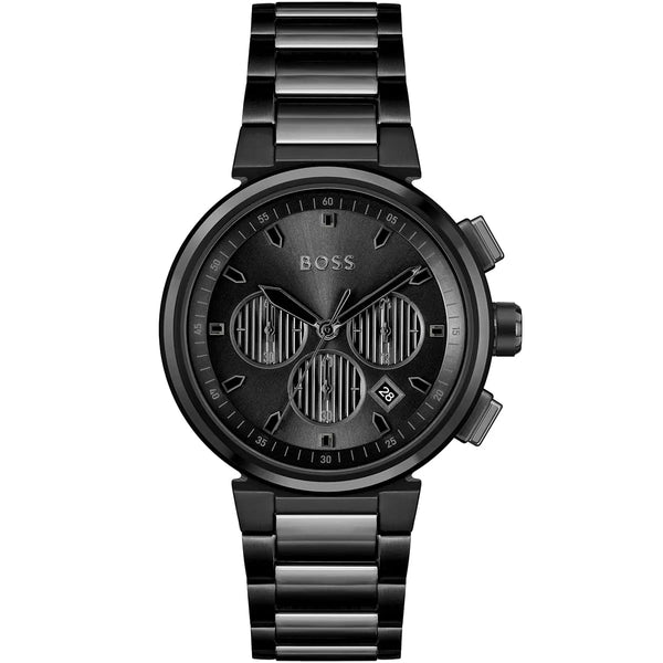 Hugo Boss One Chronograph Black Dial Watch for Men-1514001