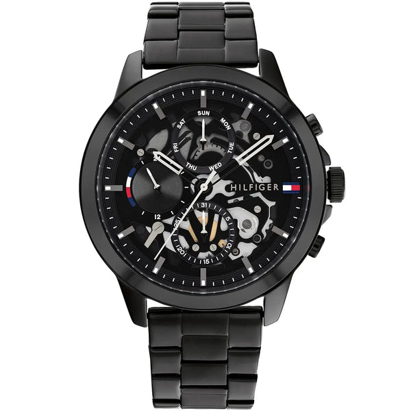Tommy Hilfiger Henry Chronograph Black Dial Watch For Men-1710478