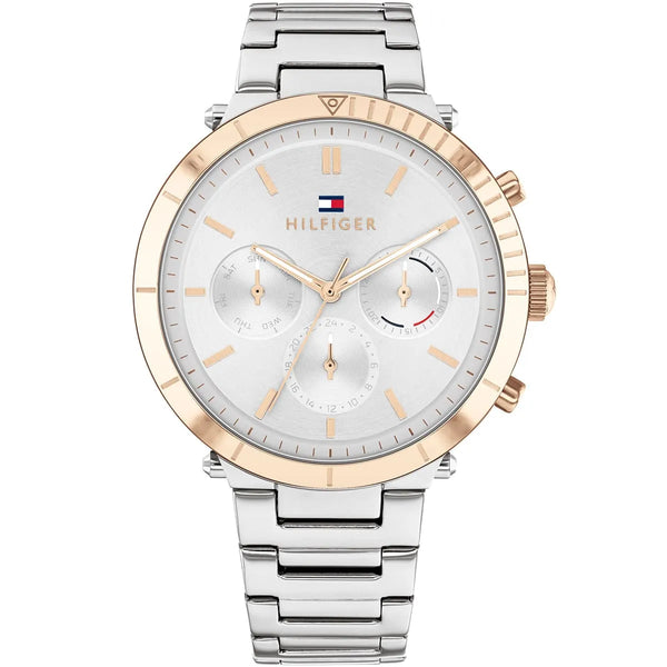 Tommy Hilfiger Emery Silver Dial Metal Belt with Silver Color Watch for Women-1782348