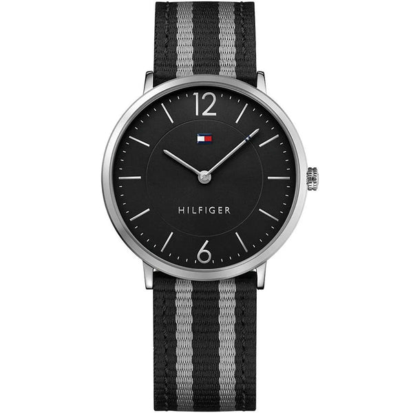 Tommy Hilfiger Ultra Slim Black Dial Multi Belt with Gray and Black Color Watch for Mens-1791329