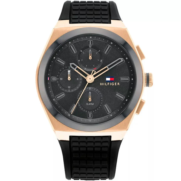Tommy Hilfiger Connor Chronograph Black Dial Watch For Men-1791931