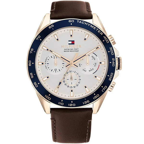 Tommy Hilfiger Owen Chronograph White Dial Watch for Men-1791966