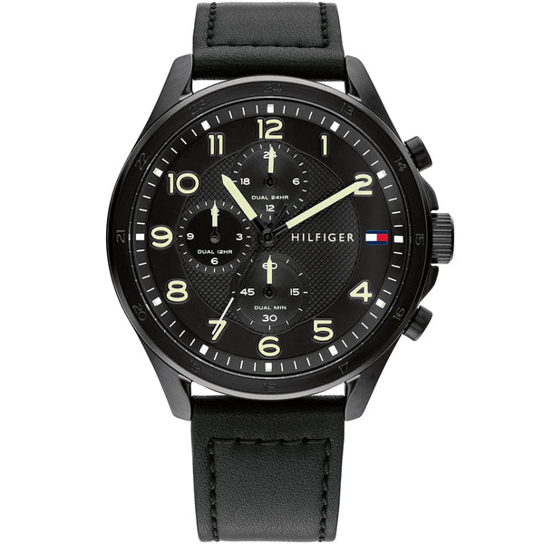 Tommy Hilfiger Axel Chronograph Black Dial Watch for Men-1792004