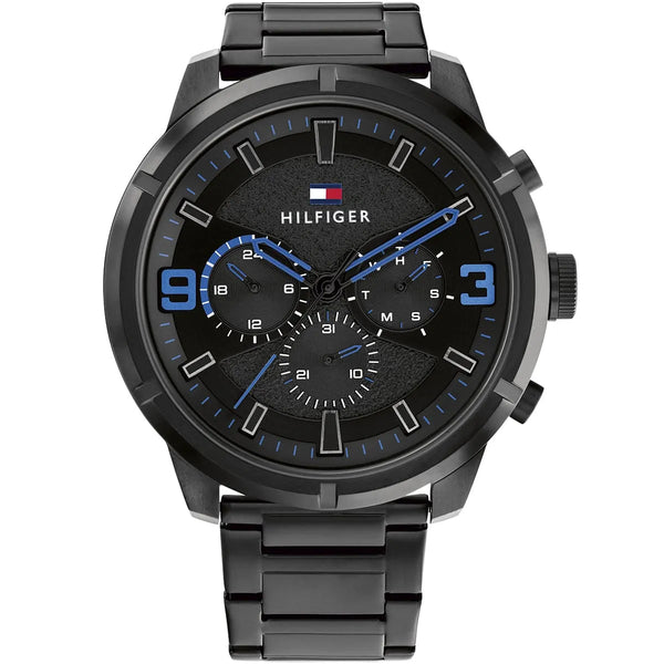 Tommy Hilfiger Wild Chronograph Black Dial Metal Belt with Black Color Watch for Men-1792070