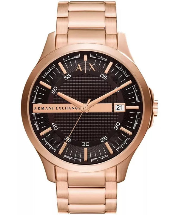 Armani Exchange Hampton rose gold and bronze color scheme Watch for men AX2449
