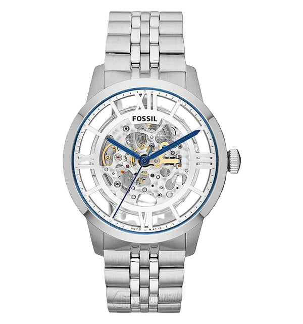 Fossil Dial Silver Steel Strap Watch for Men - ME3044