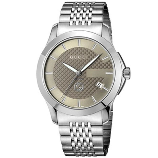 Gucci YA1264107 Stainless Steel Wrist Watch for Men