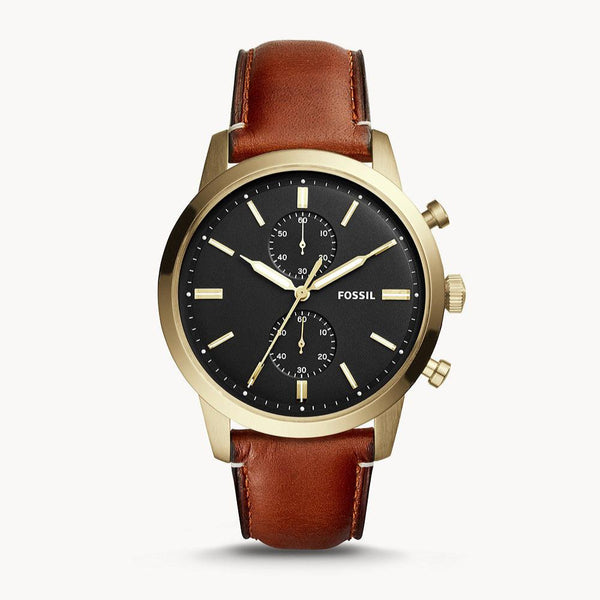 Fossil Dial Brown Leather Strap Watch for Men - FS5338