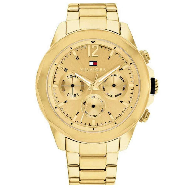 Tommy Hilfiger Lars Chronograph Gold Dial Watch for Men- 1792060