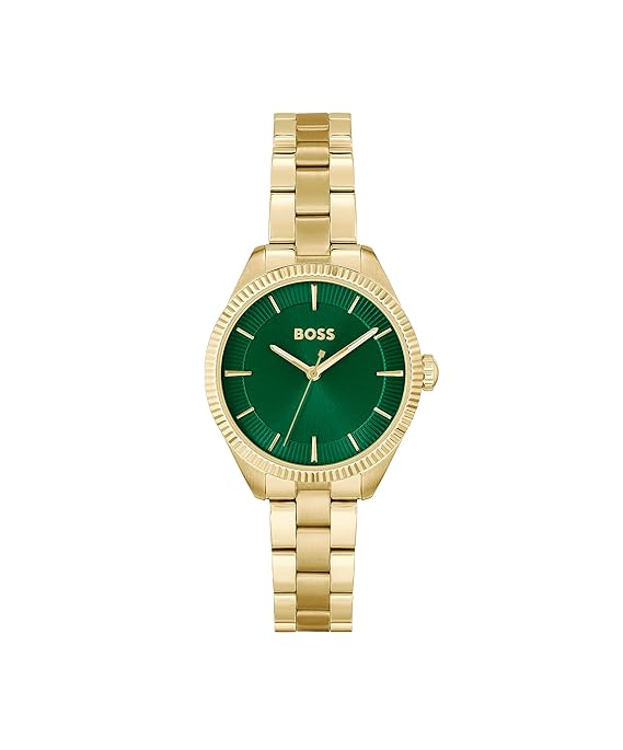 Hugo Boss Sage Qtz Basic Green Round Dial Watch for Women- 1502729
