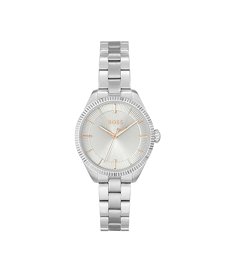 Hugo Boss Sage Basic Silver White Round Dial Watch for Women-1502726