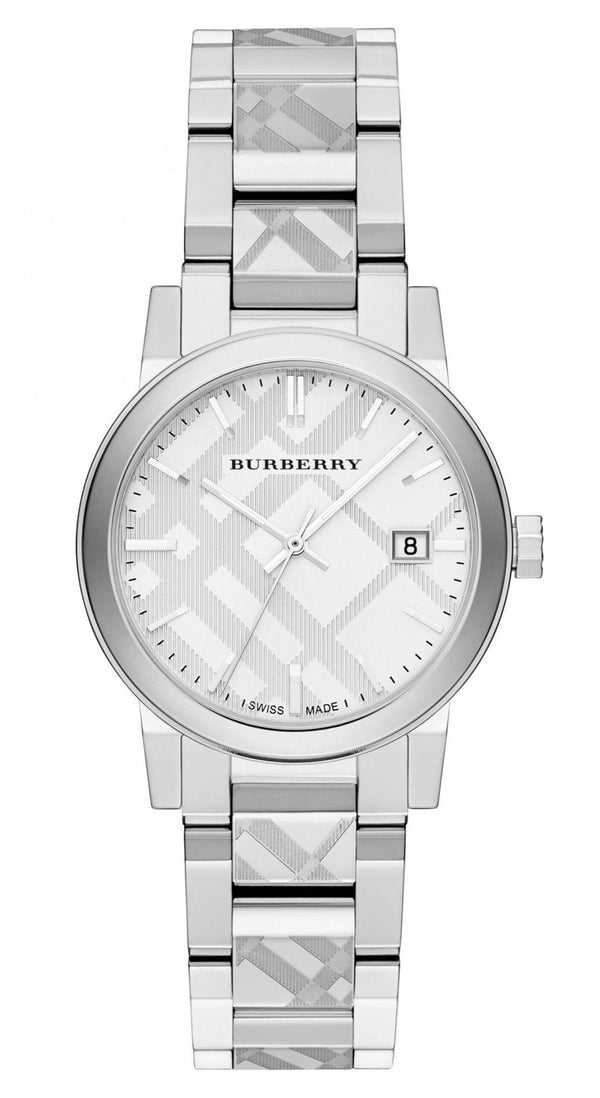 Burberry Dial Silver Steel Strap Watch for Women - BU9144