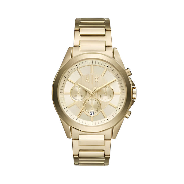 Armani Exchange Drexler Chronograph Gold Dial Watch For Men AX2602