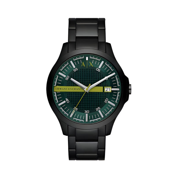 Armani Exchange Hampton watch Green hue Dial Watch for men AX2450