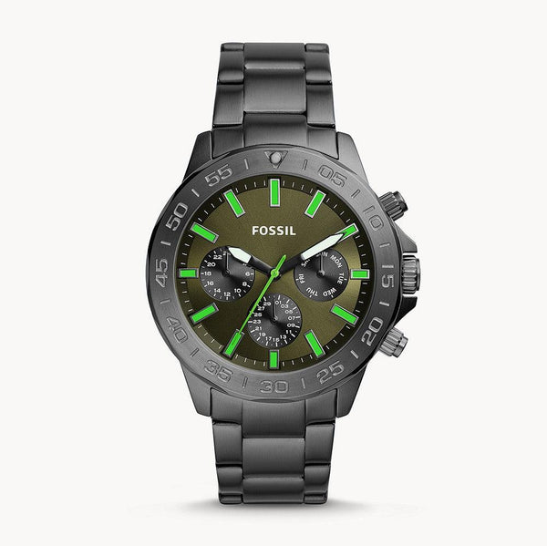 Fossil Dial Grey Steel Strap Watch for Men - BQ2504