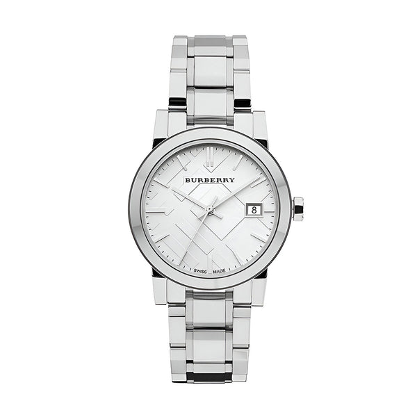 Burberry Dial Silver Steel Strap Watch for Women - BU9100