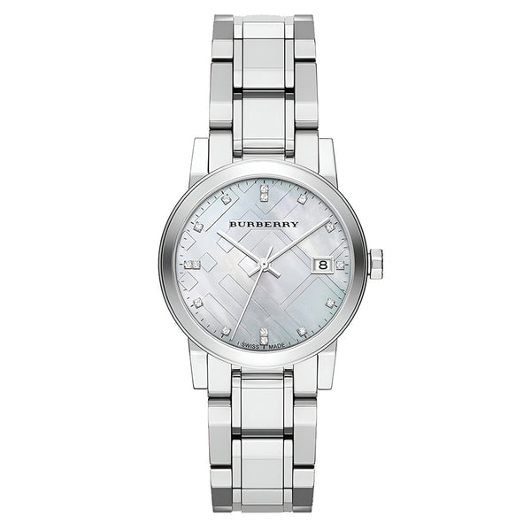 Burberry Dial Silver Steel Strap Watch for Women - BU9125