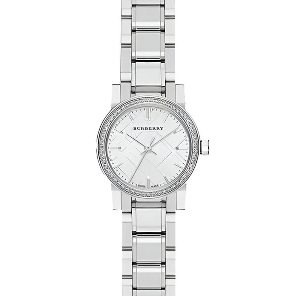 Burberry Dial Silver Steel Strap Watch for Women - BU9220