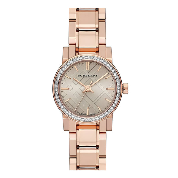 Burberry Rose Gold Steel Strap Watch for Women - BU9225