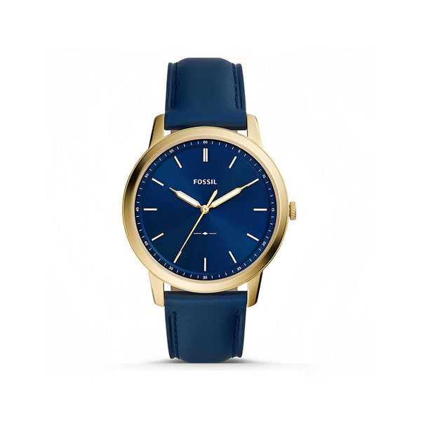 Fossil Dial Blue Leather Strap Watch for Men - FS5789