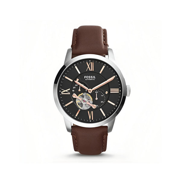 Fossil Dial Brown Leather Strap Watch for Men - ME3061