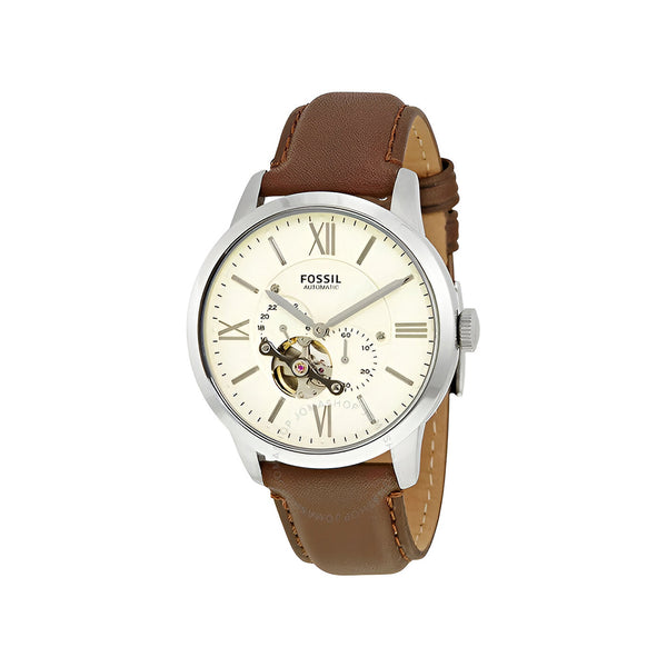 Fossil Dial Brown Leather Strap Watch for Men - ME3064