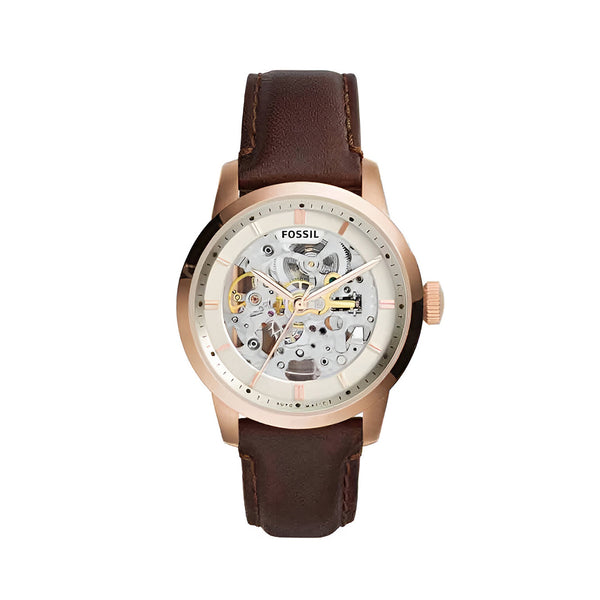 Fossil Dial Brown Leather Strap Watch for Men - ME3078