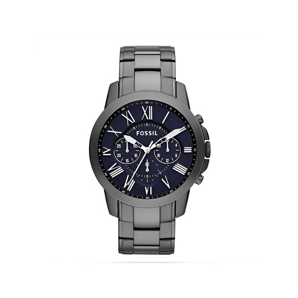 Fossil Dial Grey Steel Strap Watch for Men - FS4831