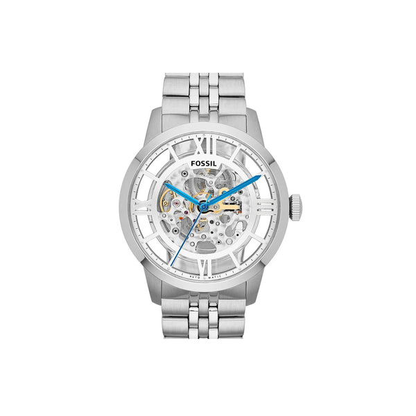 Fossil Dial Silver Steel Strap Watch for Men - ME3044
