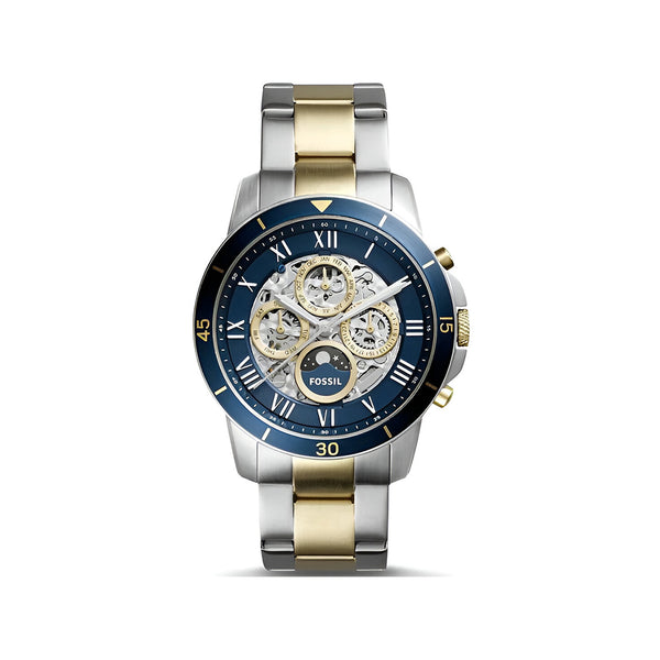 Fossil Dial Two Tone Steel Strap Watch for Men - ME3141