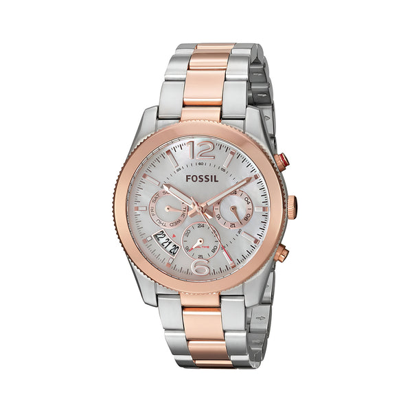 Fossil Perfect Boyfriend Mother of Pearl Dial Two Tone watch for Women - ES4135