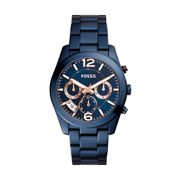 Fossil Perfect Boyfriend Multifunction Blue Dial Blue Watch for Women - ES4093