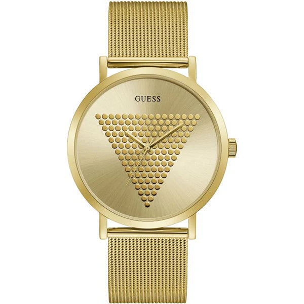 Guess 44mm Gold Dial Watch for Mens-GW0049G1