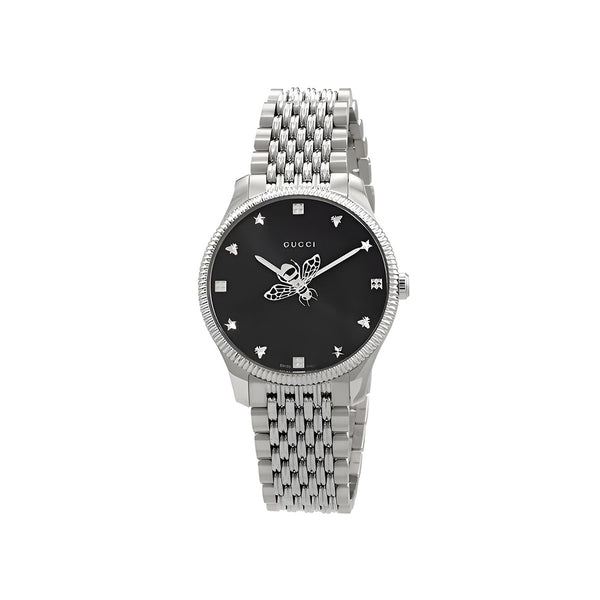 Gucci G-Timeless Quartz Black Dial Unisex Watch YA1264154