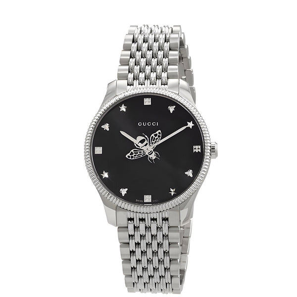 Gucci G-Timeless Quartz Black Dial Unisex Watch YA1264154