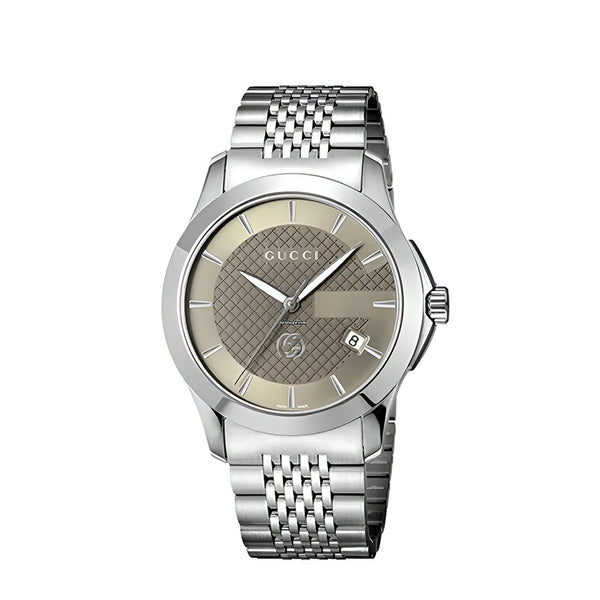 Gucci YA1264107 Stainless Steel Wrist Watch for Men