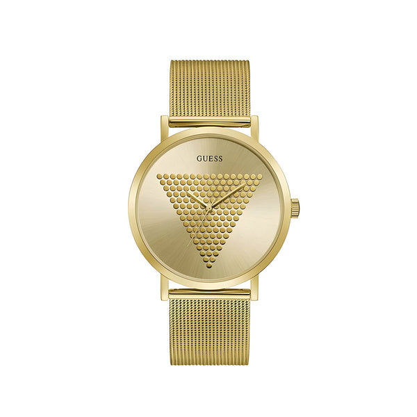 Guess 44mm Gold Dial Watch for Mens-GW0049G1