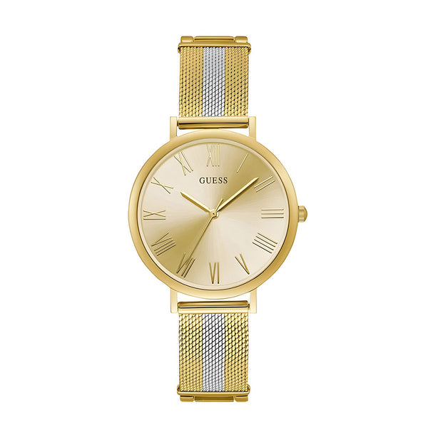Guess Lenox Gold Dial  Watch For Women W1155L3