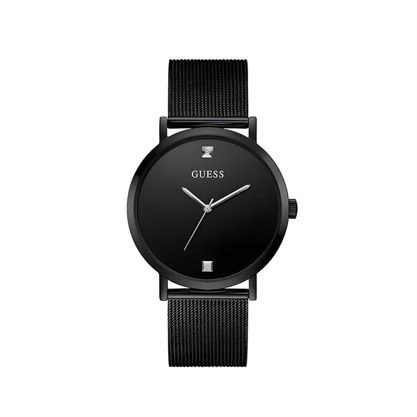 Guess Men’s Quartz Black Stainless Steel Black Dial 44mm Watch GW0248G3