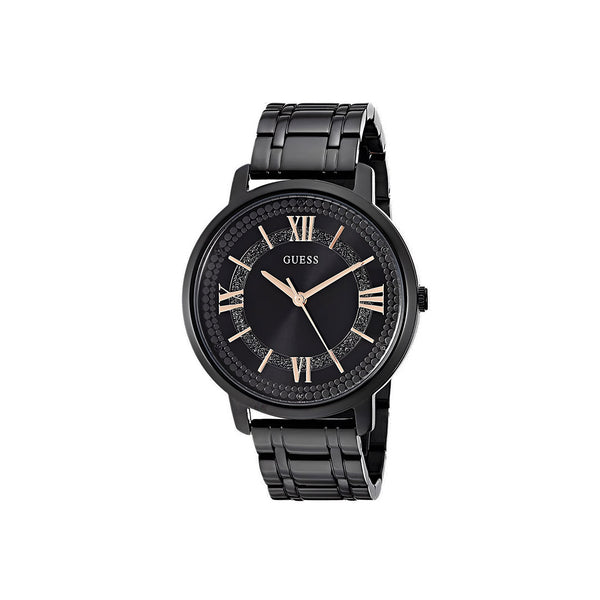 Guess Montauk Black Tone Stainless Steel Watch For Women - W0933L4