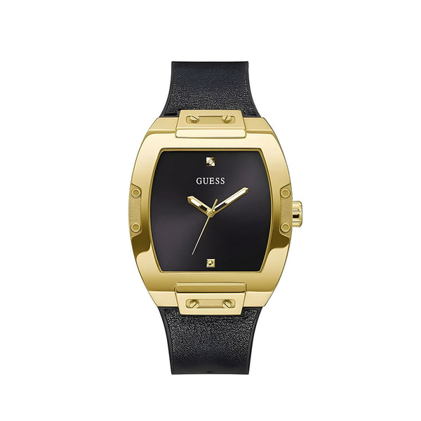 Guess Phoenix Black Dial Black Rubber Strap Watch for Men - GW0386G3