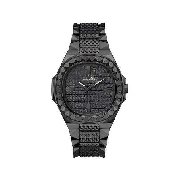 Guess Rebel Black Stainless Steel 42mm Case Watch for Men's- GW0622G2