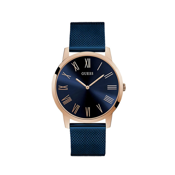 Guess Richmond Blue Dial Blue Mesh Bracelet Watch for Men - W1263G4