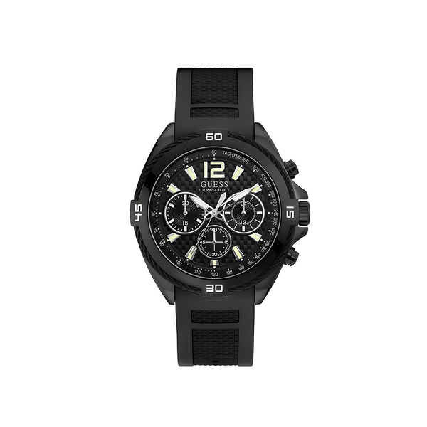 Guess Surge 47mm Black Dial Watch For Men-W1168G2