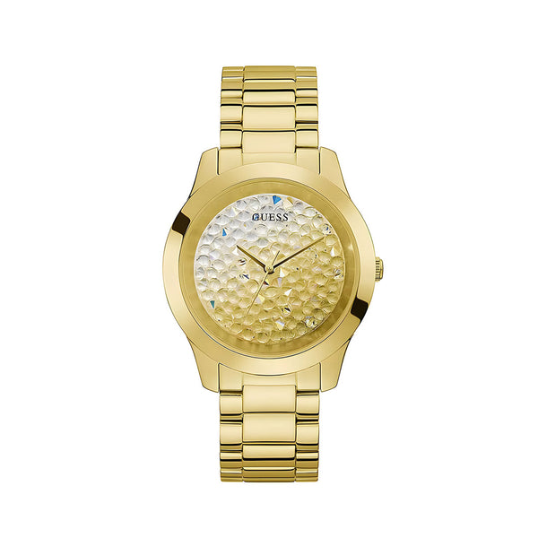 Guess Women’s Quartz Gold Stainless Steel Silver & Gold Dial 42mm Watch GW0020L2