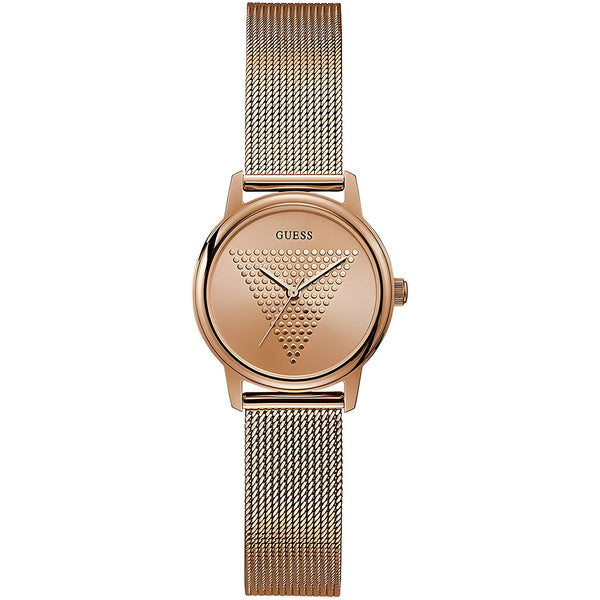 Guess Women’s Quartz Rose Gold Stainless Steel Rose Gold Dial 28mm Watch GW0106L3