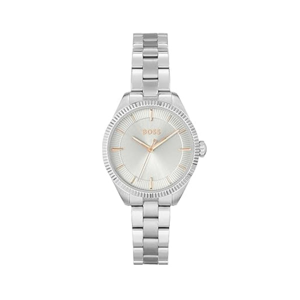 Hugo Boss Sage Basic Silver White Round Dial Watch for Women-1502726