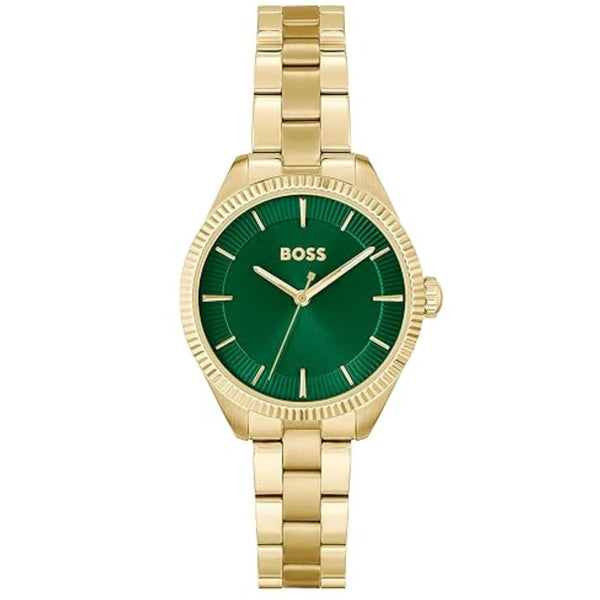 Hugo Boss Sage Qtz Basic Green Round Dial Watch for Women- 1502729