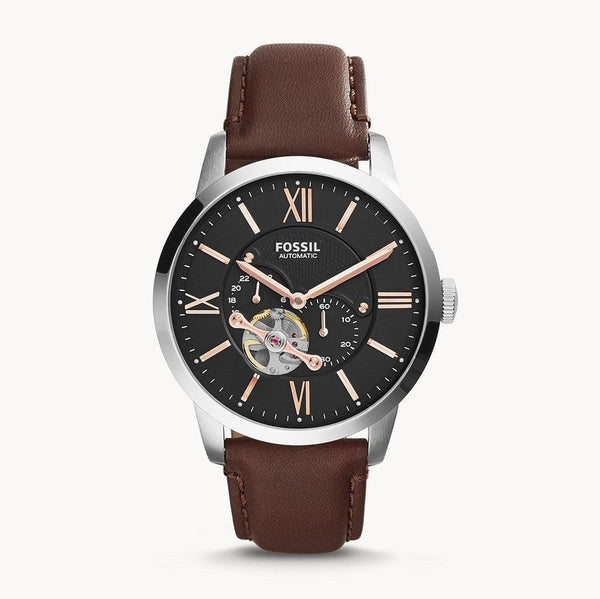 Fossil Dial Brown Leather Strap Watch for Men - ME3061